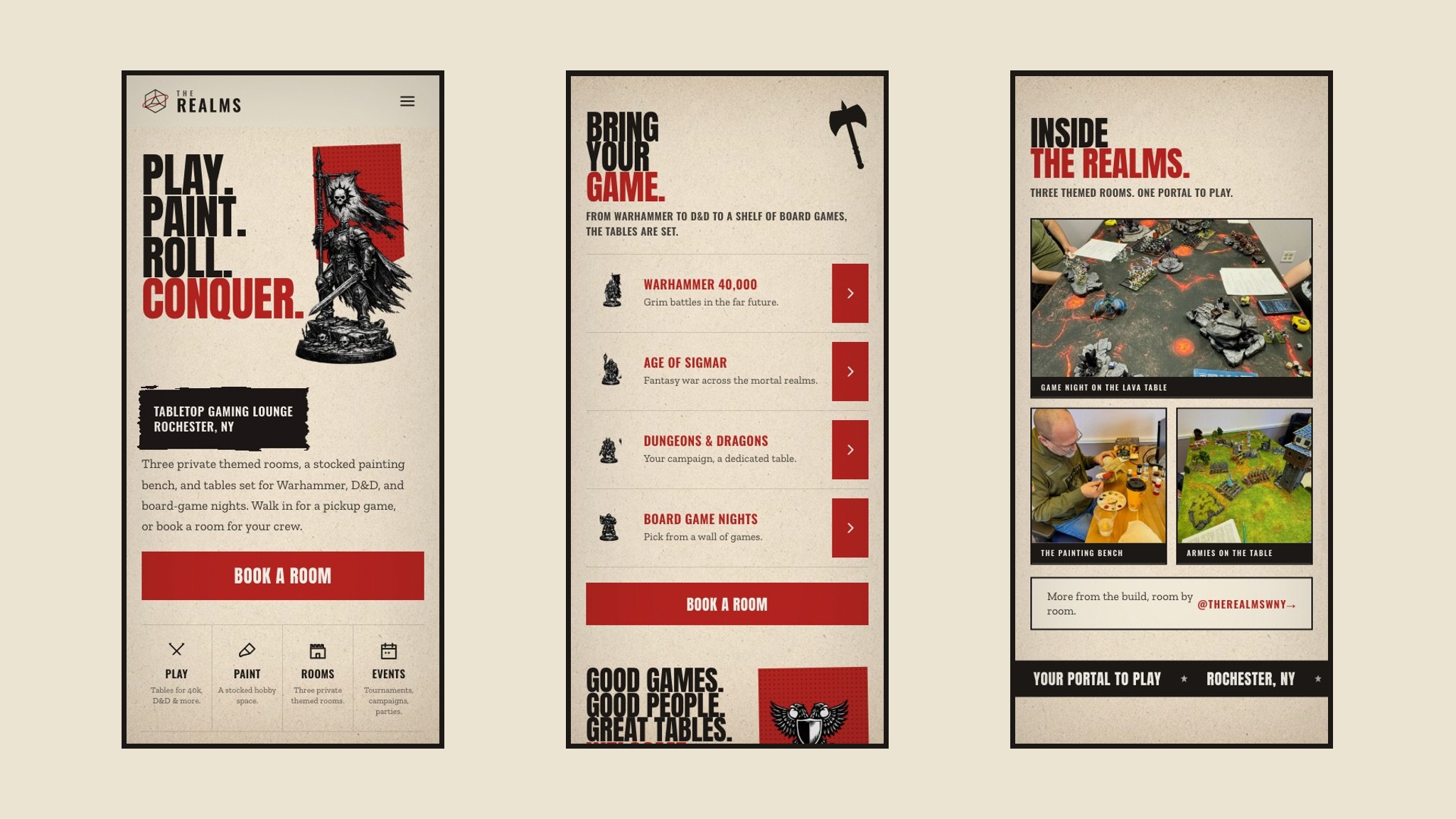 The Realms — Mobile — home, games & rooms