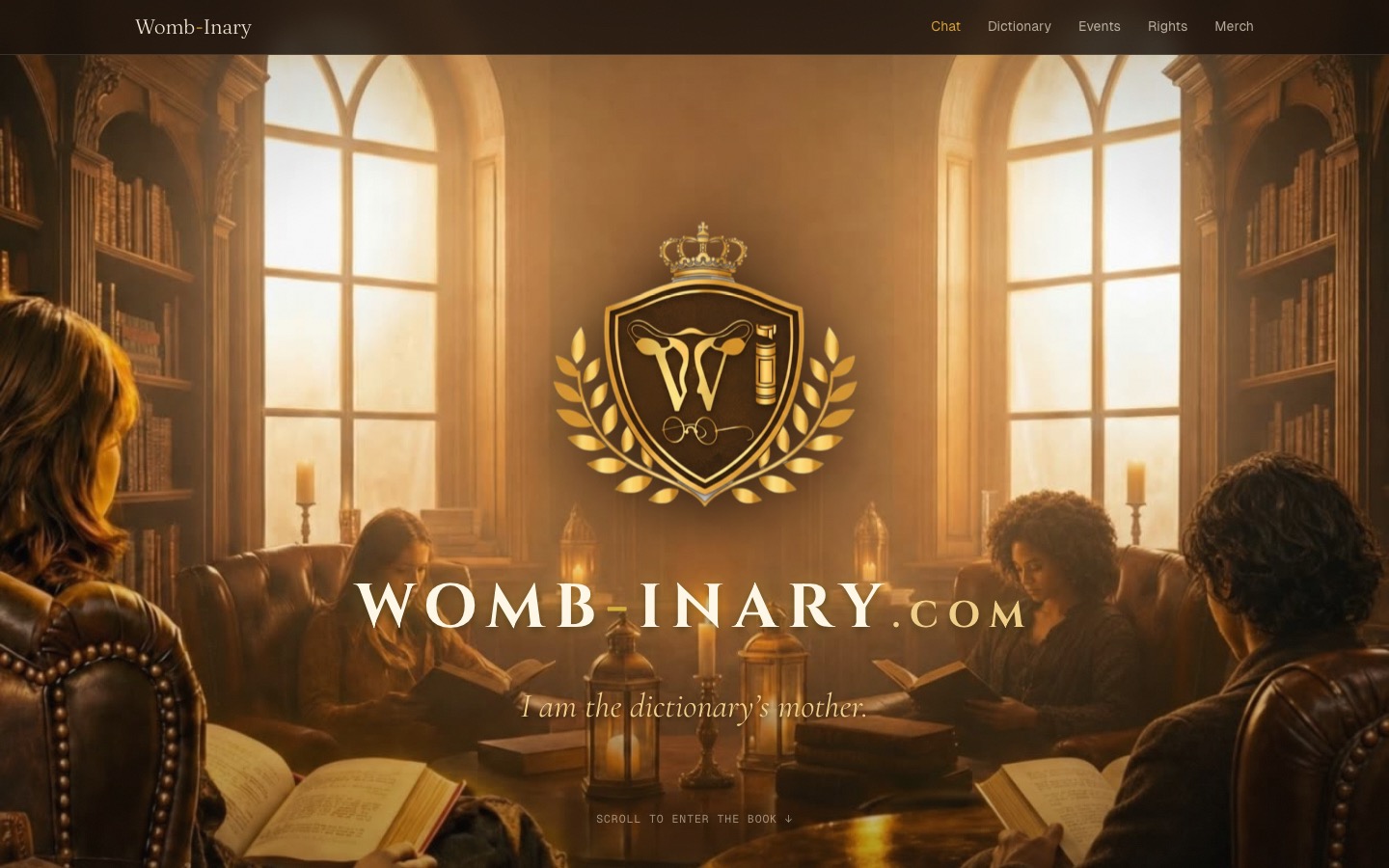 Wombinary website